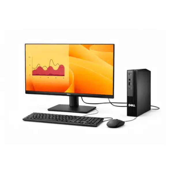 PC DELL Pro Micro QCM1250 MFF  0Y6HK, Monitor 22" E2225HSM, Intel Core I5 14500T, SSD 512GB, DDR5 16GB