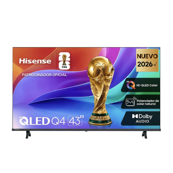 TELEVISOR HISENSE 43" Hi-QLED Q4 SMART TV 43Q4SV VIDAA U9