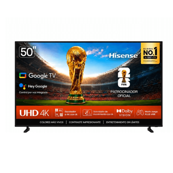 TELEVISOR HISENSE 50" 50A6SG UHD 4K SMART TV