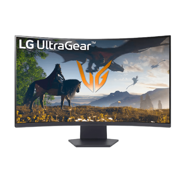 MONITOR LG 32" Curvo Gamer UltraGear 32GS60QC-B QHD 180Hz HDMI/DisplayPort