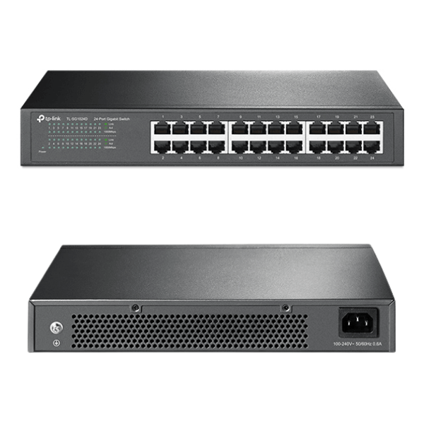 SWITCH TP-LINK 24 Puertos TL-SG1024D 10/100/1000 Mbps